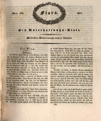 Flora (Baierische National-Zeitung) Donnerstag 23. August 1827