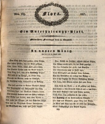 Flora (Baierische National-Zeitung) Freitag 24. August 1827