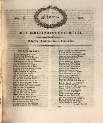 Flora (Baierische National-Zeitung) Sonntag 2. September 1827