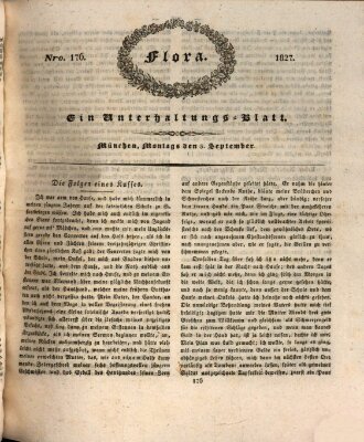 Flora (Baierische National-Zeitung) Montag 3. September 1827