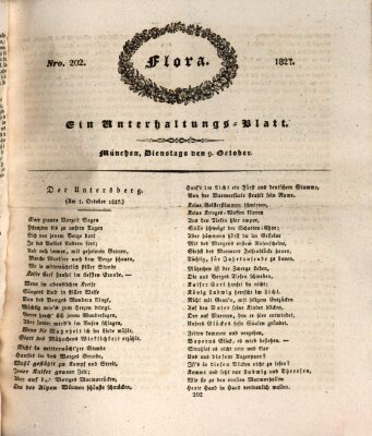 Flora (Baierische National-Zeitung) Dienstag 9. Oktober 1827