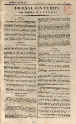 Journal des débats politiques et littéraires Samstag 31. Oktober 1818