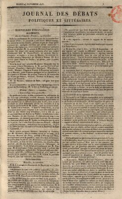 Journal des débats politiques et littéraires Dienstag 24. November 1818