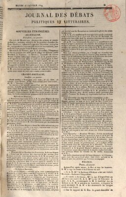Journal des débats politiques et littéraires Dienstag 26. Januar 1819