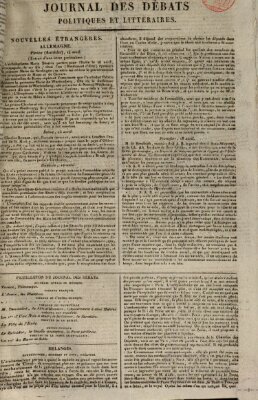 Journal des débats politiques et littéraires Montag 26. April 1819