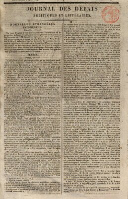 Journal des débats politiques et littéraires Sonntag 2. Mai 1819