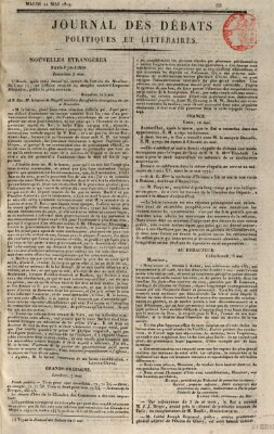 Journal des débats politiques et littéraires Dienstag 11. Mai 1819