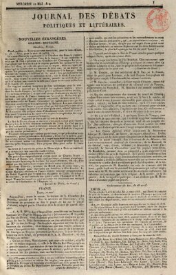Journal des débats politiques et littéraires Mittwoch 12. Mai 1819