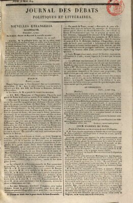 Journal des débats politiques et littéraires Donnerstag 13. Mai 1819