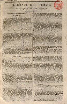 Journal des débats politiques et littéraires Mittwoch 19. Mai 1819