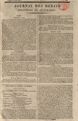 Journal des débats politiques et littéraires Montag 28. Juni 1819
