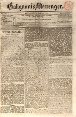 Galignani's messenger Donnerstag 22. März 1821