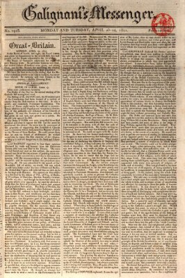 Galignani's messenger Dienstag 24. April 1821