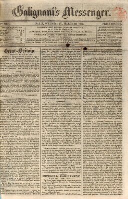 Galignani's messenger Mittwoch 20. März 1822