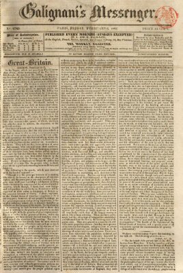 Galignani's messenger Freitag 6. Februar 1824