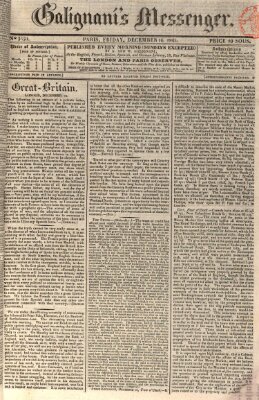 Galignani's messenger Freitag 16. Dezember 1825