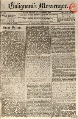 Galignani's messenger Freitag 24. Februar 1826