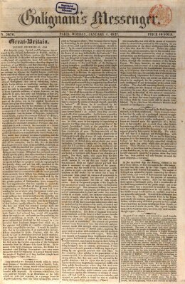 Galignani's messenger Donnerstag 4. Januar 1827