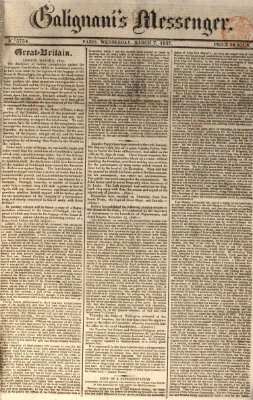 Galignani's messenger Mittwoch 7. März 1827