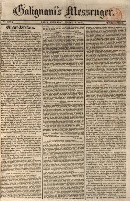 Galignani's messenger Donnerstag 8. März 1827