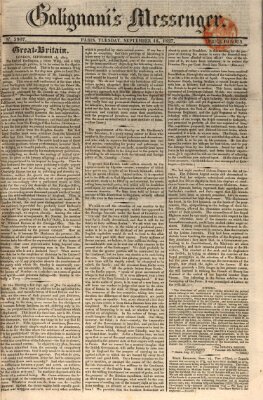 Galignani's messenger Dienstag 18. September 1827