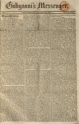 Galignani's messenger Donnerstag 22. November 1827