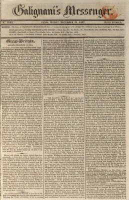 Galignani's messenger Freitag 14. Dezember 1827