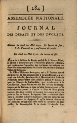 Journal des débats et des décrets Donnerstag 20. Mai 1790