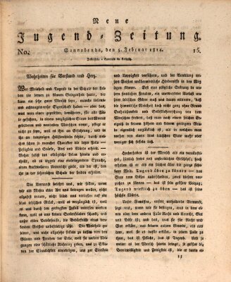 Neue Jugendzeitung (Bildungsblätter oder Zeitung für die Jugend) Samstag 5. Februar 1814