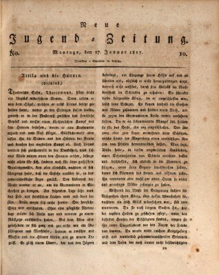 Neue Jugendzeitung (Bildungsblätter oder Zeitung für die Jugend) Montag 27. Januar 1817