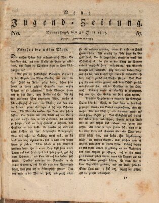 Neue Jugendzeitung (Bildungsblätter oder Zeitung für die Jugend) Donnerstag 31. Juli 1817