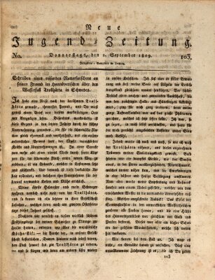 Neue Jugendzeitung (Bildungsblätter oder Zeitung für die Jugend) Donnerstag 2. September 1819