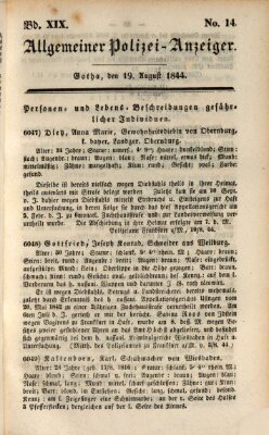 Allgemeiner Polizei-Anzeiger Montag 19. August 1844