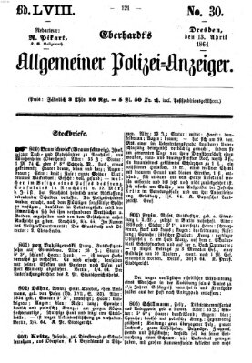 Eberhardt's allgemeiner Polizei-Anzeiger (Allgemeiner Polizei-Anzeiger) Mittwoch 13. April 1864