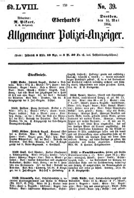 Eberhardt's allgemeiner Polizei-Anzeiger (Allgemeiner Polizei-Anzeiger) Samstag 14. Mai 1864