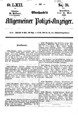 Eberhardt's allgemeiner Polizei-Anzeiger (Allgemeiner Polizei-Anzeiger) Samstag 12. Mai 1866