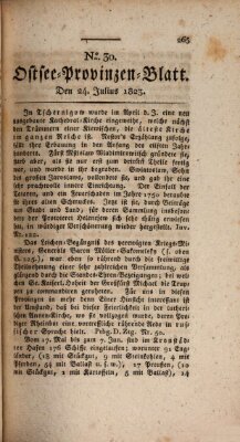Ostsee-Provinzen-Blatt Donnerstag 24. Juli 1823
