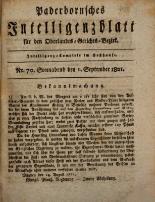 Paderbornsches Intelligenzblatt