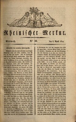 Rheinischer Merkur Mittwoch 6. April 1814