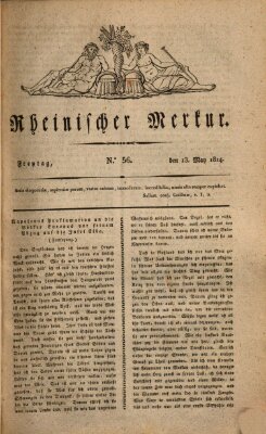Rheinischer Merkur Freitag 13. Mai 1814