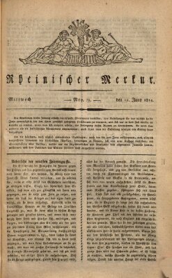 Rheinischer Merkur Mittwoch 29. Juni 1814