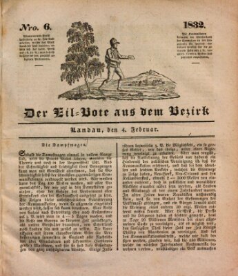 Der Eil-Bote aus dem Bezirk (Der Eilbote) Samstag 4. Februar 1832