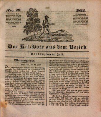Der Eil-Bote aus dem Bezirk (Der Eilbote) Samstag 14. Juli 1832