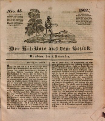 Der Eil-Bote aus dem Bezirk (Der Eilbote) Samstag 3. November 1832
