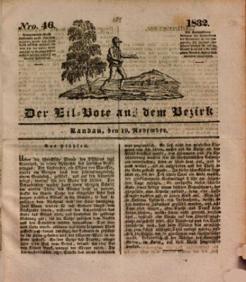 Der Eil-Bote aus dem Bezirk (Der Eilbote) Samstag 10. November 1832