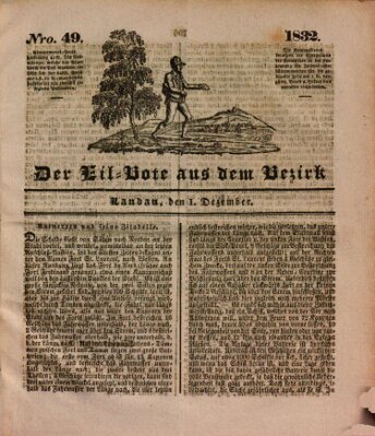 Der Eil-Bote aus dem Bezirk (Der Eilbote) Samstag 1. Dezember 1832
