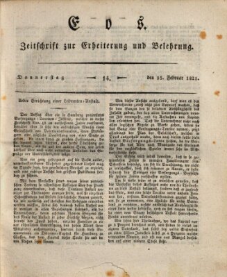Eos Donnerstag 15. Februar 1821