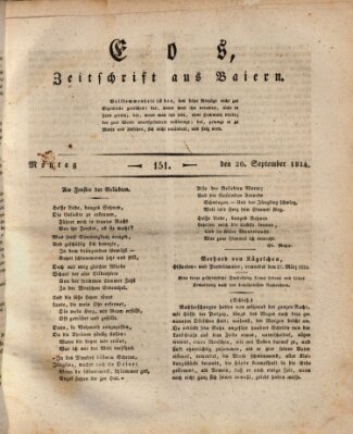 Eos Montag 20. September 1824