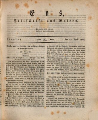 Eos Freitag 15. April 1825