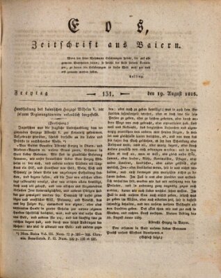 Eos Freitag 19. August 1825